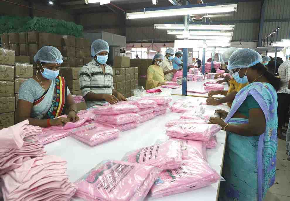 packaging section - sri vaari knitwear tirupur